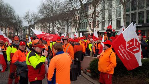 Landesweiter Warnstreik am Donnerstag, 22. März. 