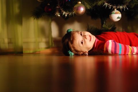unterm Weihnachtsbaum